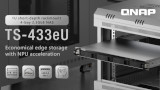 Qnap presenta NAS TS-433eU: modello da rack in formato 1U a profondità ridotta